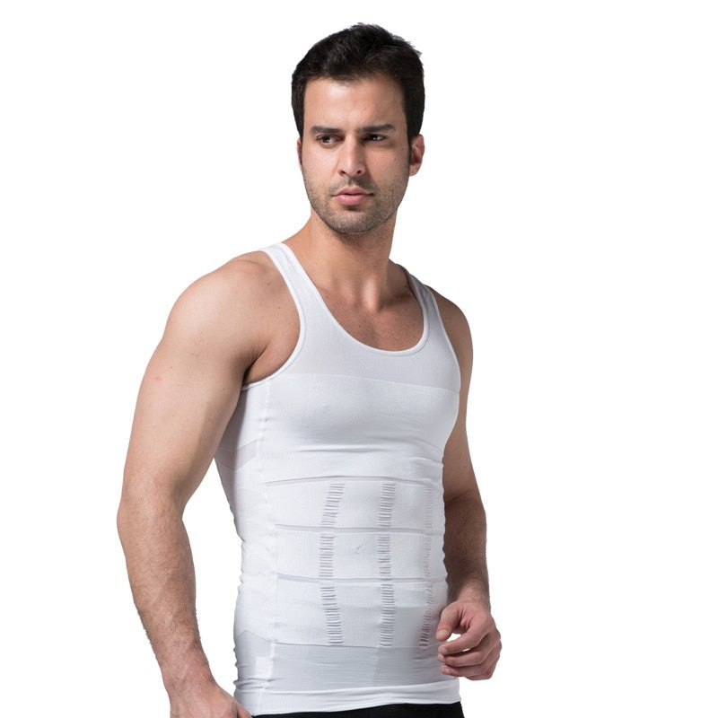 Camisa de Compressão Masculina Modeladora para Homens Lanus Store 