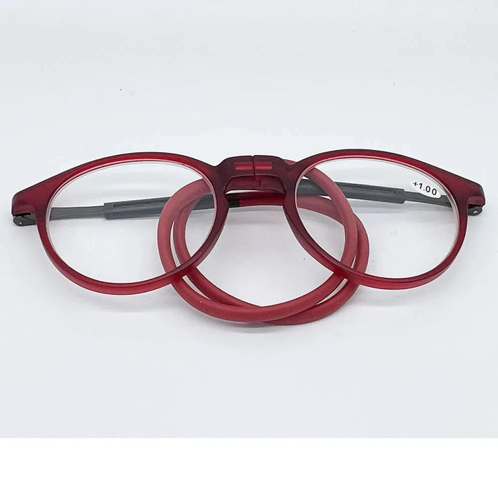 Comfortable Soft TR Magnetic Absorption Hanging Neck Reading Glasses for Men and Women Lanus Store 