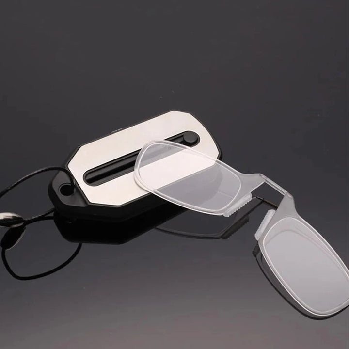 Óculos de Leitura Clip-On Dobrável Ultrafino Premium Portátil Lanus Store 