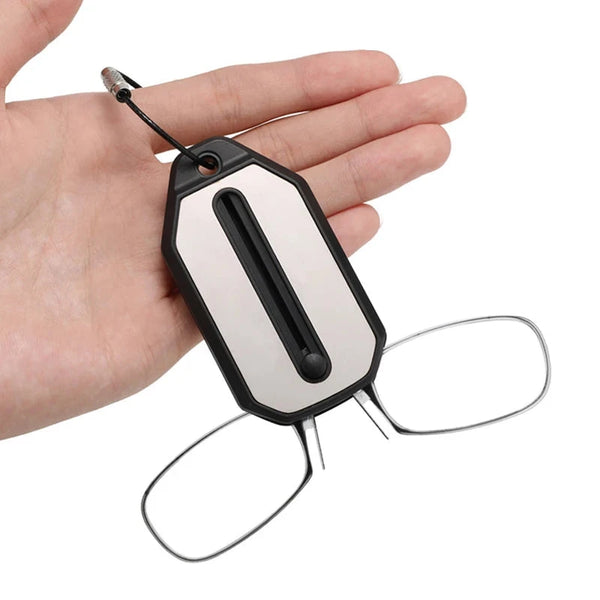 Óculos de Leitura Clip-On Dobrável Ultrafino Premium Portátil Lanus Store 