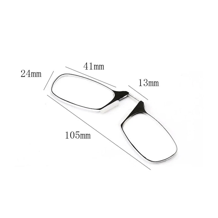Óculos de Leitura Clip-On Dobrável Ultrafino Premium Portátil Lanus Store 
