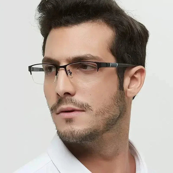 Óculos de Leitura Masculino Anti-Luz Azul Retro Miopia Lanus Store 