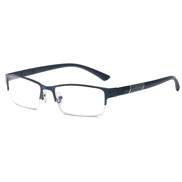 Óculos de Leitura Masculino Anti-Luz Azul Retro Miopia Lanus Store Azul 0 