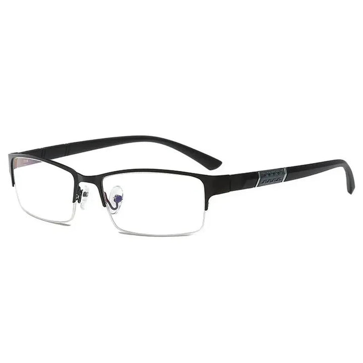 Óculos de Leitura Masculino Anti-Luz Azul Retro Miopia Lanus Store Preto 0 