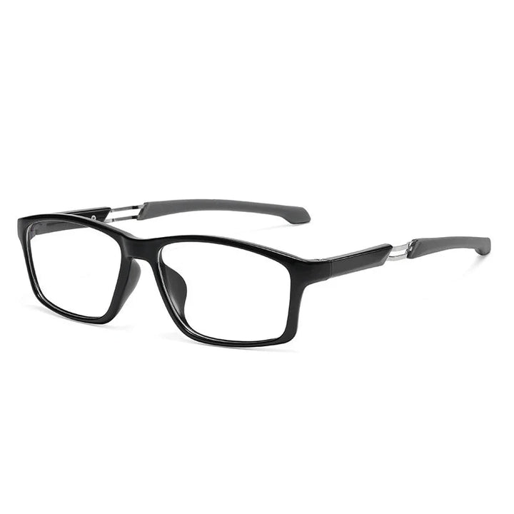 Óculos Ópticos Retangular TR90 Vicky Unissex Esportivo Premium Lanus Store 0 Preto 