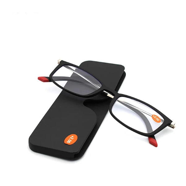 Optical Portable Reading Glasse Men Blue Light TR90 Square Glasses For Farsightedness Gafas Lectura+1+1.5+2+2.5+3 Lanus Store 