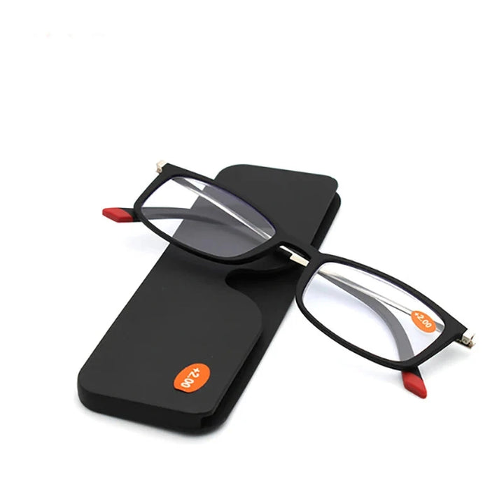 Optical Portable Reading Glasse Men Blue Light TR90 Square Glasses For Farsightedness Gafas Lectura+1+1.5+2+2.5+3 Lanus Store 