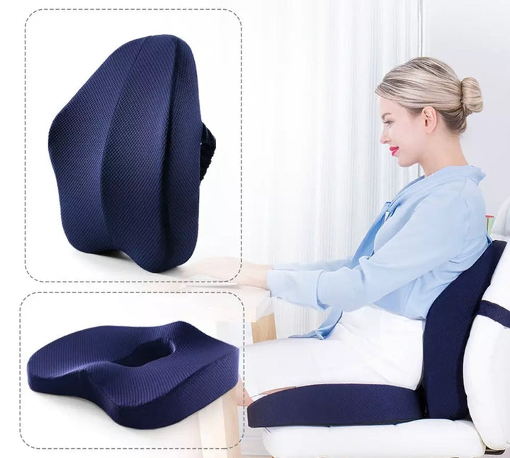 Almofada Ergonômica Ortopédica Para Costas e Assento Lanus Store 