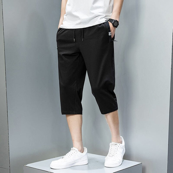 Bermuda Casual Masculina Moletom - Short REF0002 Lanus Store Bermuda Casual Masculina Preta PP 