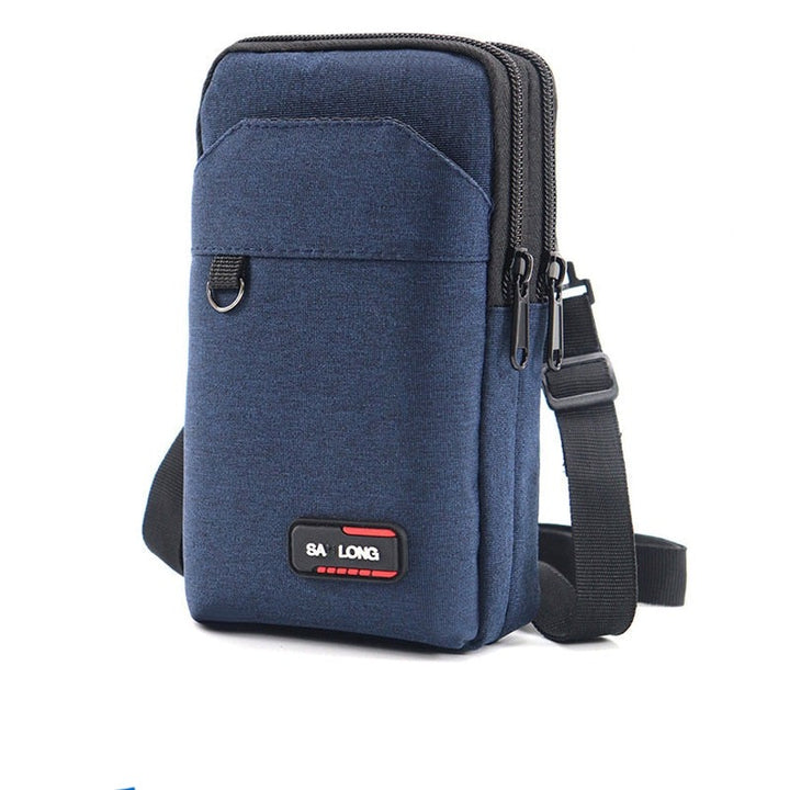 Bolsa de Ombro Masculina ou de Cintura a Prova d'água Lanus Store Double Blue China 