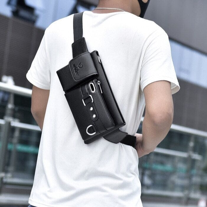 Bolsa de Ombro Masculina - Pochete Transversal Premium Lanus Store 