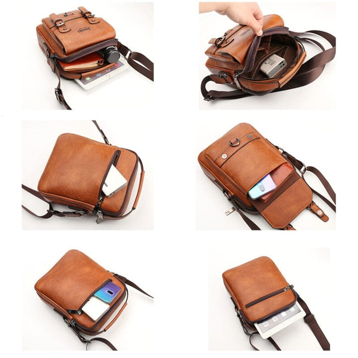 Bolsa Jeep Crossbody de Couro - Masculina e Feminina Lanus Store 