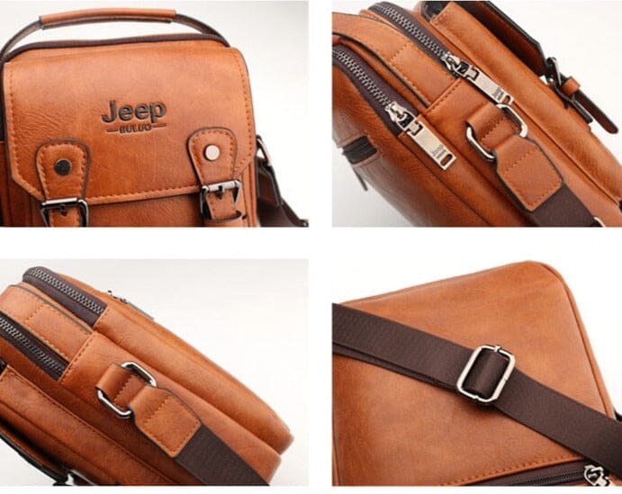 Bolsa Jeep Crossbody de Couro - Masculina e Feminina Lanus Store 