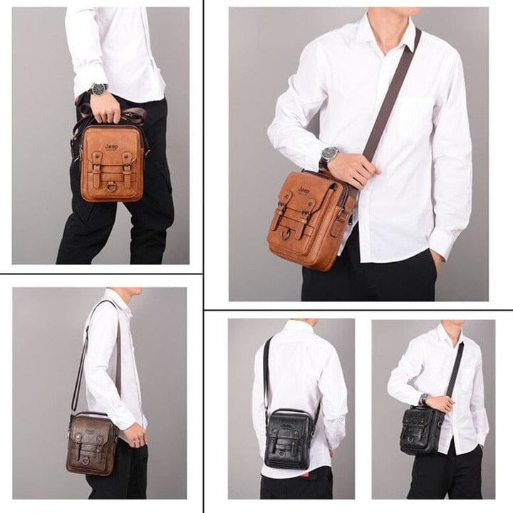 Bolsa Jeep Crossbody de Couro - Masculina e Feminina Lanus Store 