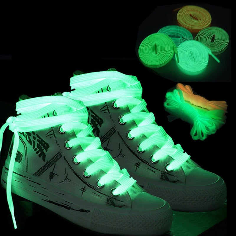 Cadarço Colorido Luminoso Para Tênis - Neon Brilha No Escuro Lanus Store 