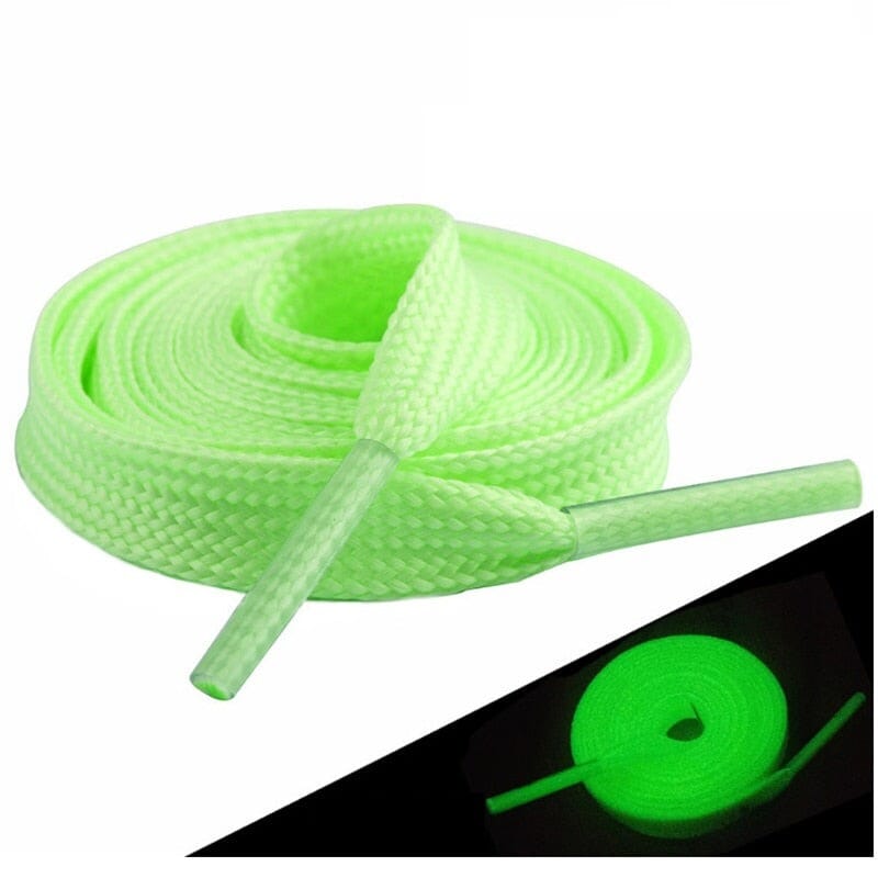 Cadarço Colorido Luminoso Para Tênis - Neon Brilha No Escuro Lanus Store Cadarço Colorido Verde 120CM 
