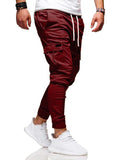 Calça Jogger Masculina Fitness Cargo Ref0009 Lanus Store P Calça Jogger Masculina Fitness Vermelha 