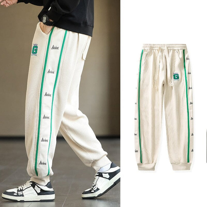 Calça Jogger Masculina Moletom Casual Fashion Ref0008 Lanus Store PP Calça Jogger Masculina Moletom Caqui 