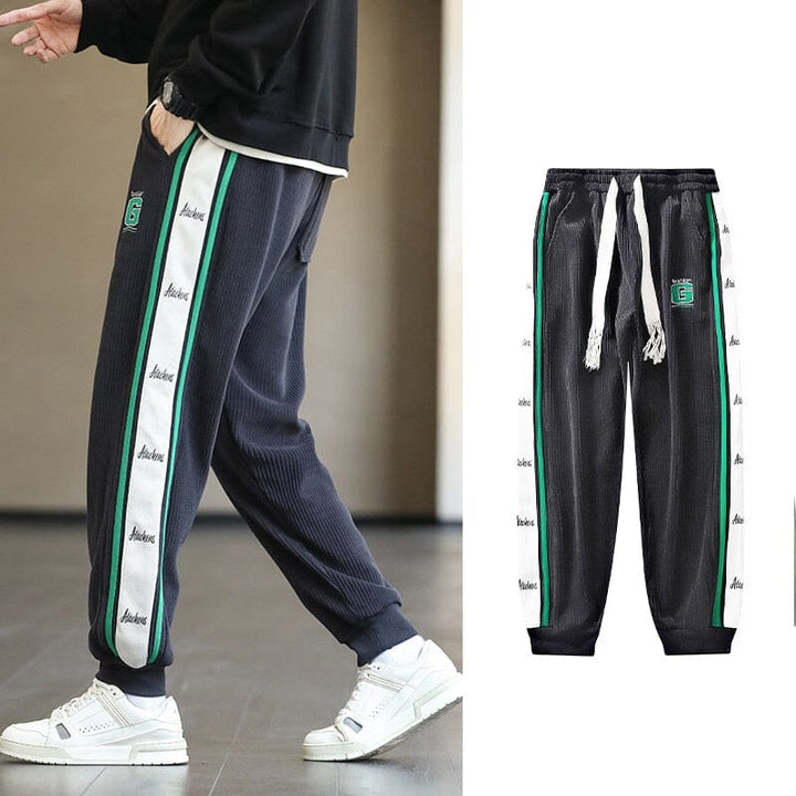 Calça Jogger Masculina Moletom Casual Fashion Ref0008 Lanus Store PP Calça Jogger Masculina Moletom Cinza 