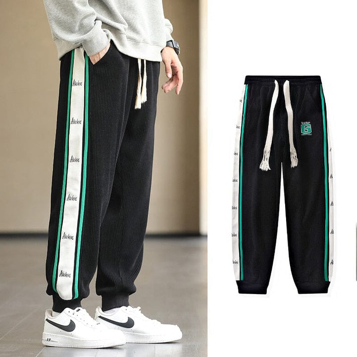 Calça Jogger Masculina Moletom Casual Fashion Ref0008 Lanus Store PP Calça Jogger Masculina Moletom Preta 
