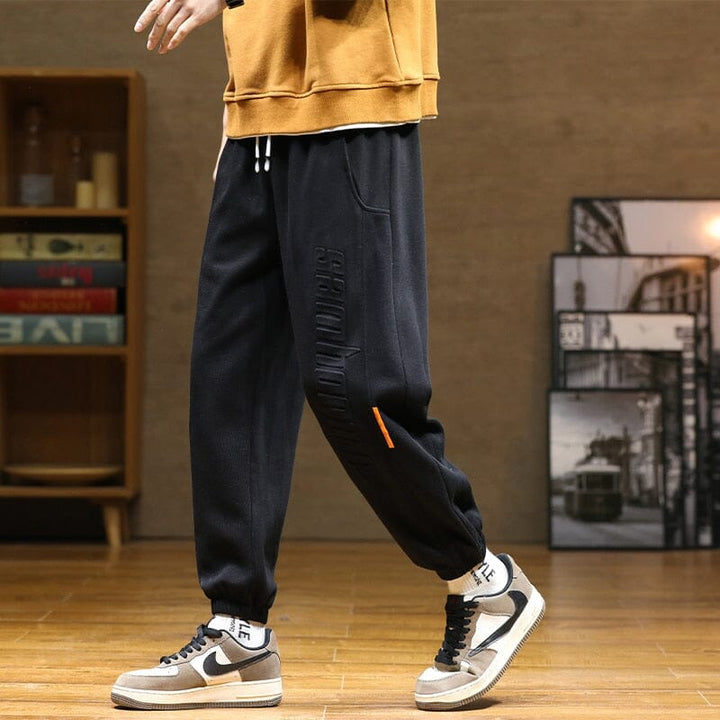 Calça Jogger Masculina Moletom Street Ref0004 Lanus Store PP Calça Jogger Masculina Moletom Preta 