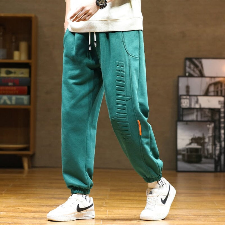 Calça Jogger Masculina Moletom Street Ref0004 Lanus Store PP Calça Jogger Masculina Moletom Verde 