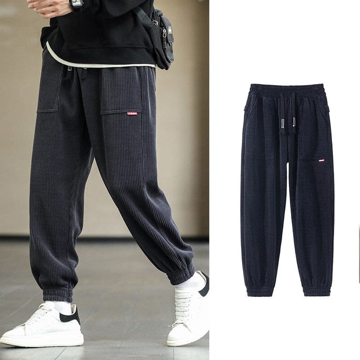 Calça Jogger Moletom Masculina Street Casual Ref0006 Lanus Store PP Deep Grey 
