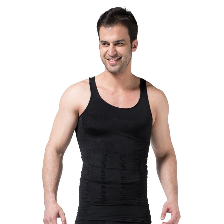 Camisa de Compressão Masculina Modeladora para Homens Lanus Store 