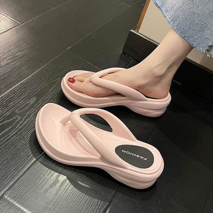 Chinelo Plataforma Feminino - Sandália Confort Nas Nuvens Lanus Store 