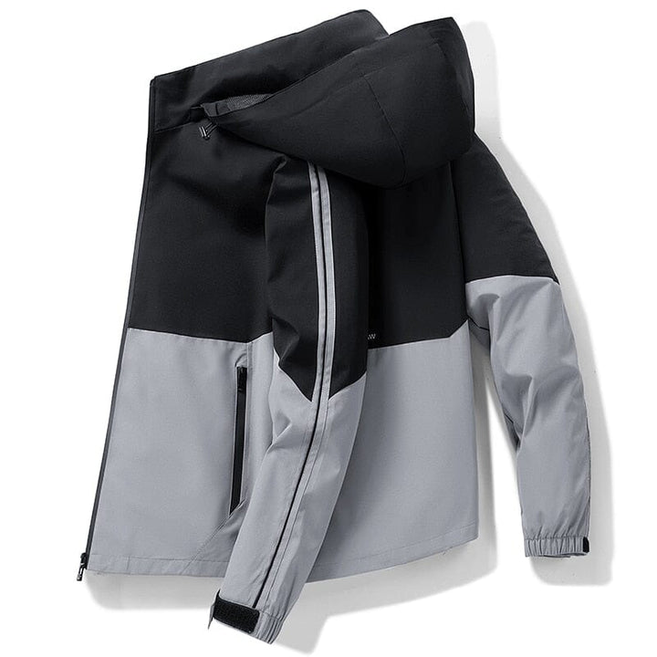 Jaqueta Corta Vento Masculina Com Capuz REF0002 Lanus Store Jaqueta Corta Vento Masculina Preta PP 