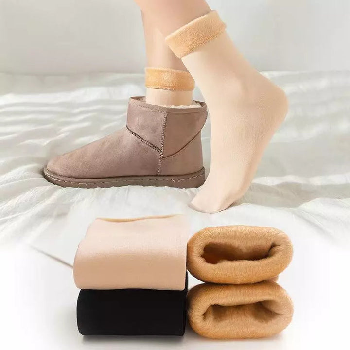 Meia Térmica Feminina - Kit Com 3 Meia Nuvem Pés Quentinhos Lanus Store 