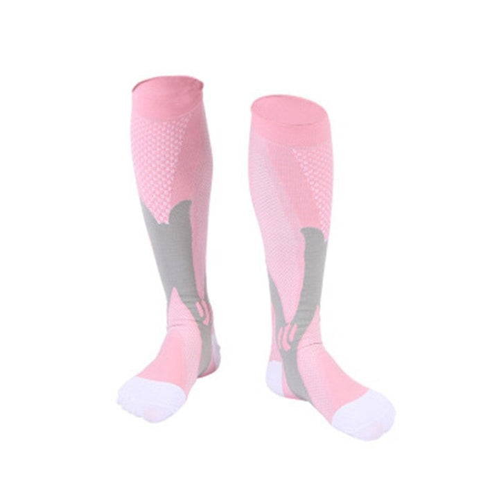 Meias de Alta Compressão 20-30 mmhg Anti Varizes Lanus Store Rosa 35 - 38 