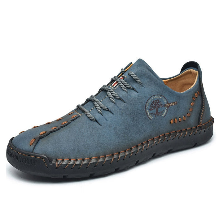 Mocassim Masculino de Couro, Sapato Casual Lanus Store blue 35 China