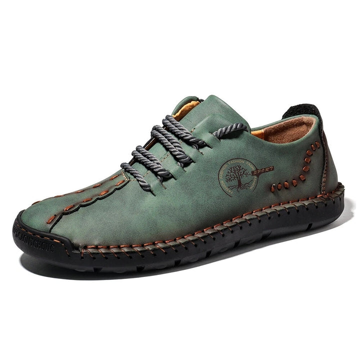 Mocassim Masculino de Couro, Sapato Casual Lanus Store cyan 35 China