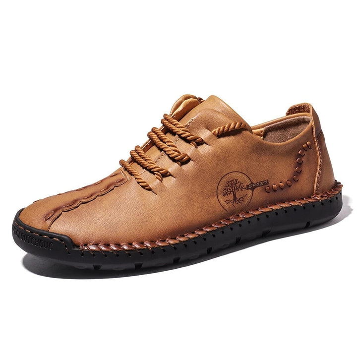 Mocassim Masculino de Couro, Sapato Casual Lanus Store yellow 35 China