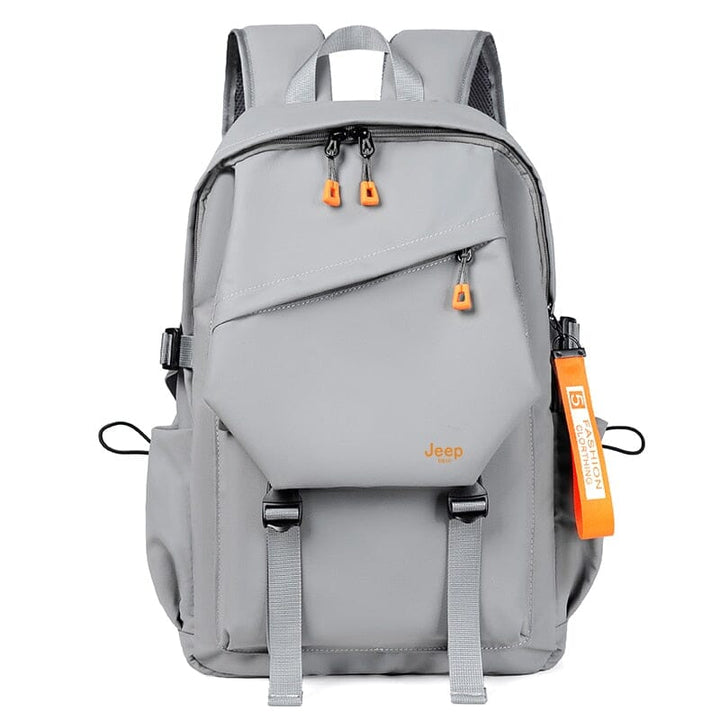 Mochila Jeep de Notebook - Mochila Nylon A Prova d'Água Lanus Store Mochila Nylon Cinza 