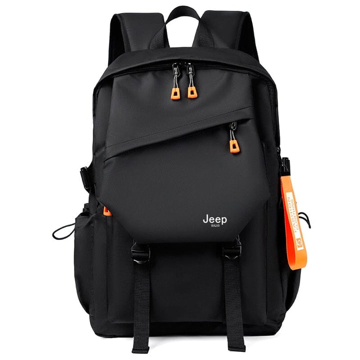 Mochila Jeep de Notebook - Mochila Nylon A Prova d'Água Lanus Store Mochila Nylon Preta 