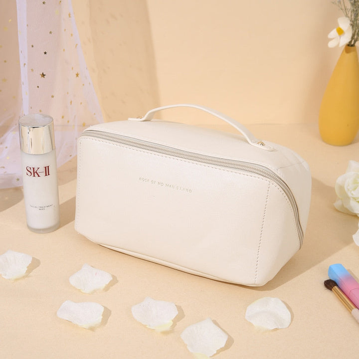 Necessaire Grande Com Divisórias Beauty Organizadora Lanus Store Necessaire Beauty Branco 