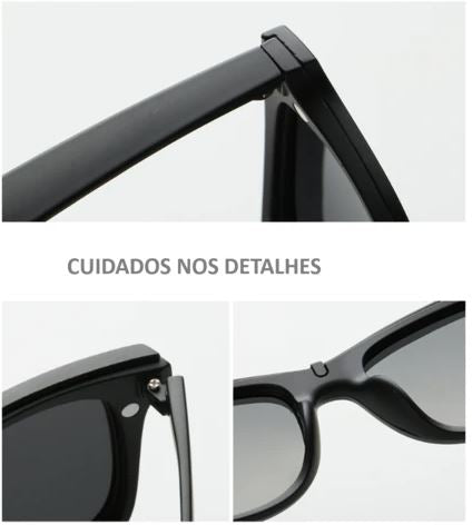 Óculos 6 em 1 Clip On Magnético Modelos Quadrado e Redondo Lanus Store 