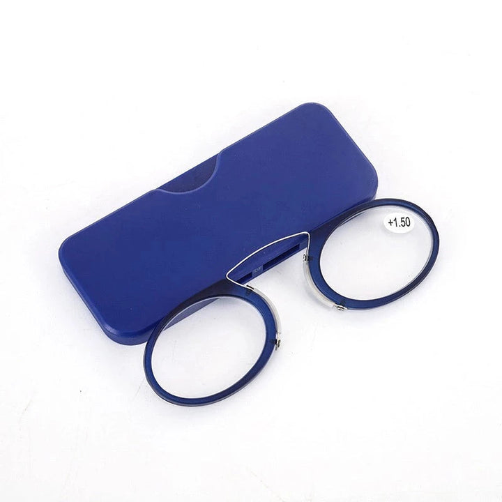 Óculos Para Leitura Portátil De Grau - Clipe Para Celular Lanus Store Óculos Para Leitura Portátil De Grau Azul +1.0 