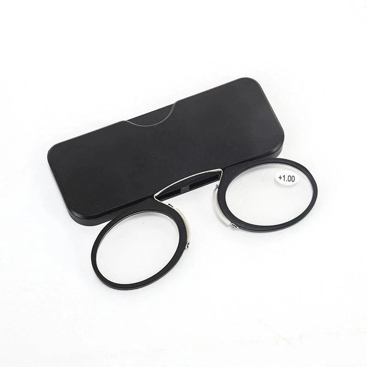 Óculos Para Leitura Portátil De Grau - Clipe Para Celular Lanus Store Óculos Para Leitura Portátil De Grau Preto +1.0 