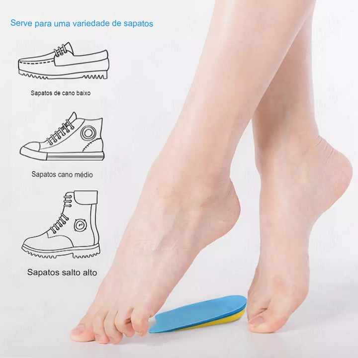 Palmilha de Silicone Para Esporão - Ortopédica De Calcanhar Lanus Store 