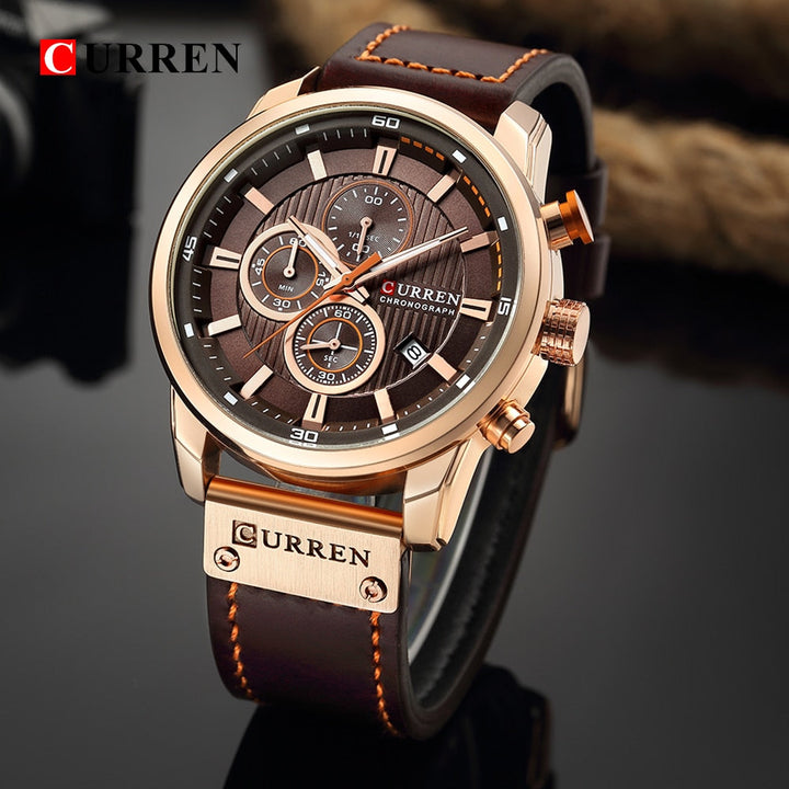 Relógio Curren Original Cronógrafo Masculino Lanus Store 