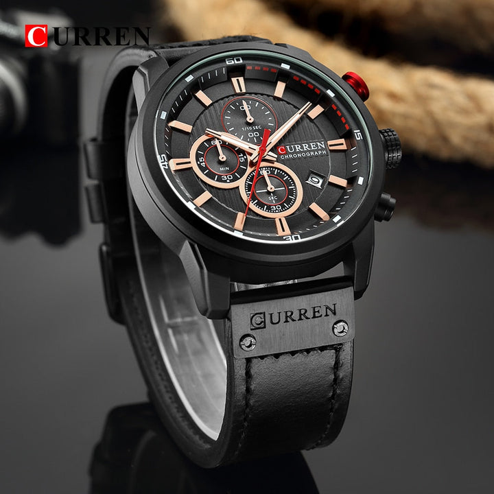 Relógio Curren Original Cronógrafo Masculino Lanus Store 