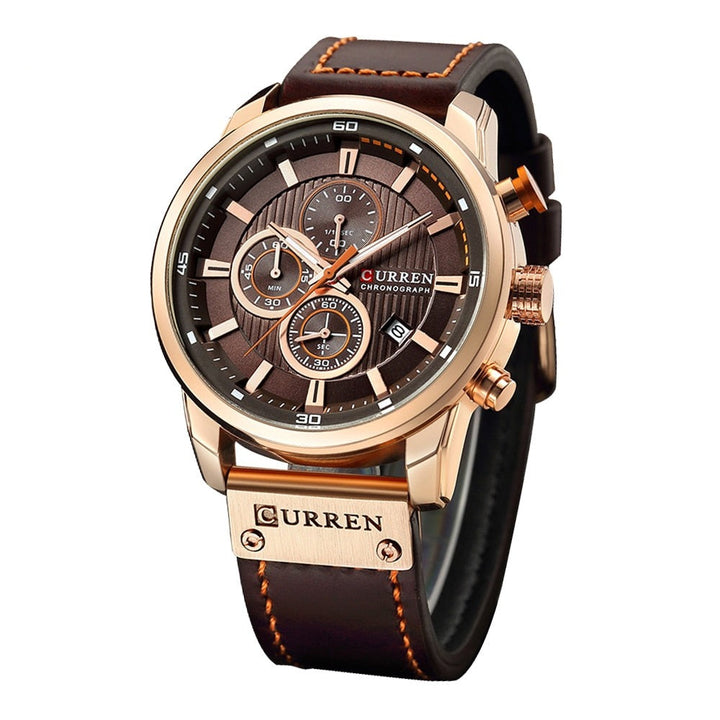 Relógio Curren Original Cronógrafo Masculino Lanus Store 