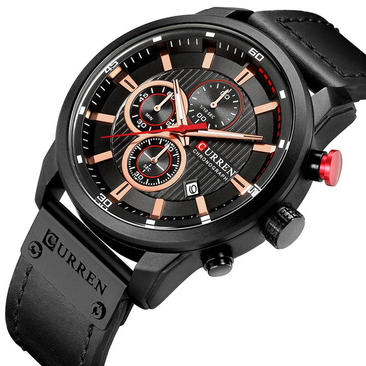 Relógio Curren Original Cronógrafo Masculino Lanus Store 