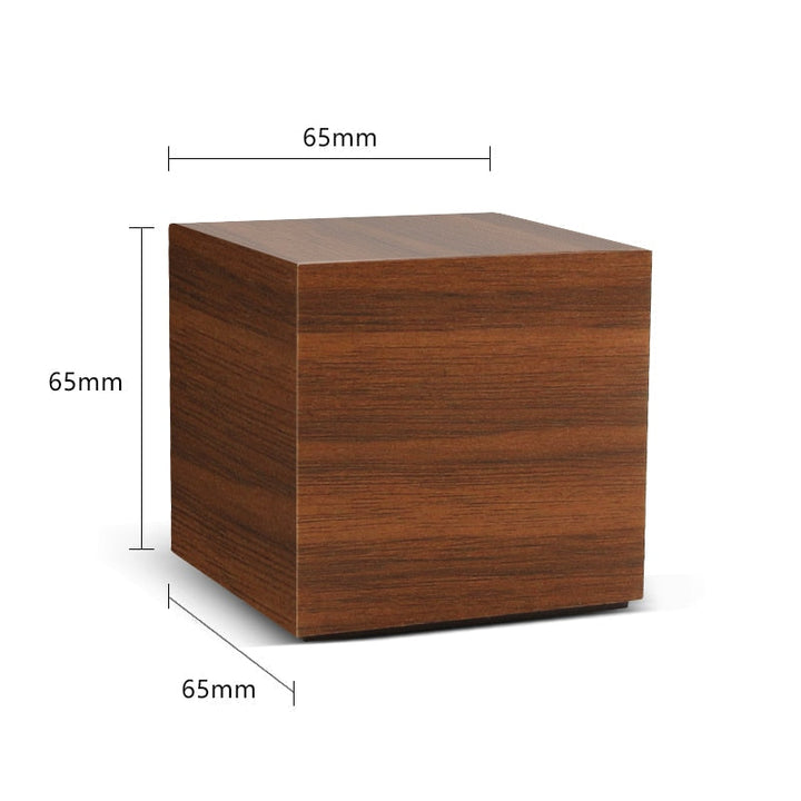 Relógio Digital de Madeira com Led de Mesa Pequeno Lanus Store 