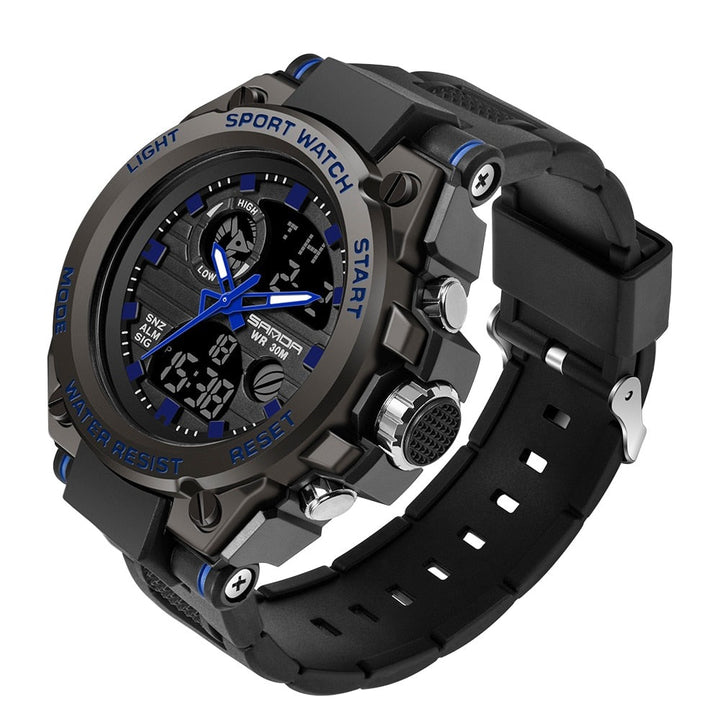 Relógio Masculino Militar Esportivo - Sanda Original Sport Lanus Store Azul China 