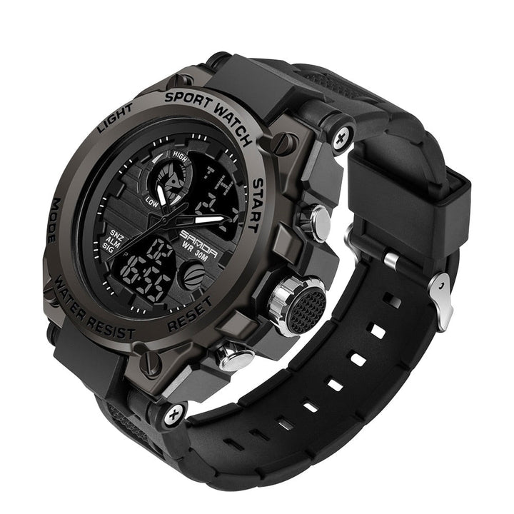 Relógio Masculino Militar Esportivo - Sanda Original Sport Lanus Store Preto China 