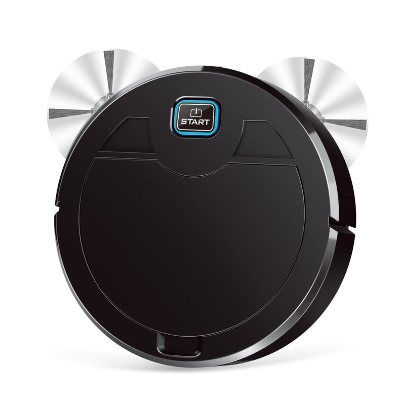 Robô Aspirador de Pó Limpador - Limpeza Smart Inteligente Lanus Store Robô Aspirador Preto 